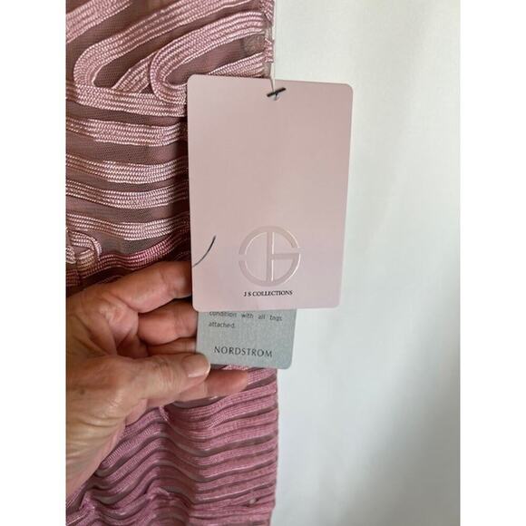 JS Collections Ombre Soutache Short Sleeve Cocktail Dress sz 12 MSRP $238 - Picture 6 of 8